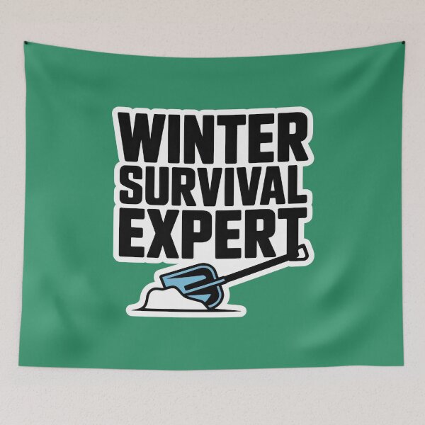 Item preview, Winter survival expert. designed and sold by MyHappyArtShop.