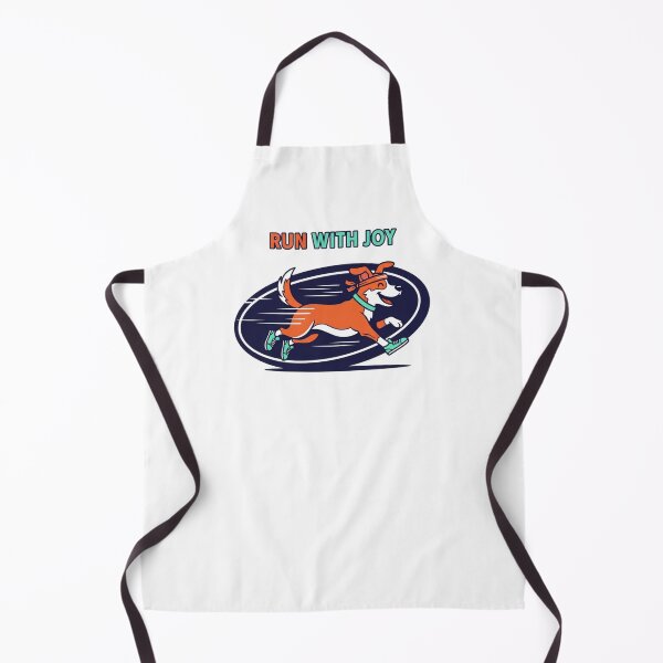 Item preview, Run With Joy Cartoon Dog Running Graphic | Happy Runner Pet Owner Gift designed and sold by Design_Your_Day.