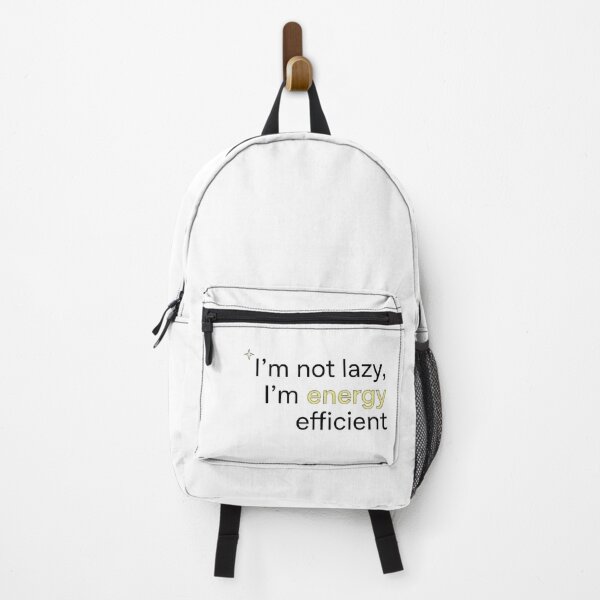 Item preview, Copy of Copy of Copy of I’m not lazy, I’m energy efficient designed and sold by jassimGA.