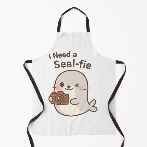 Item preview, I Need a Seal-fie – Cute Kawaii Seal Design designed and sold by The-Dreamy-Zoo.