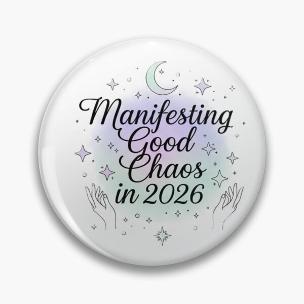 Item preview, Manifesting Good Chaos in 2026  Celestial New Year Aesthetic Tee designed and sold by Ditstyle.
