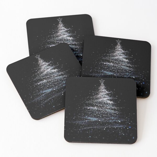 Item preview, Beautiful drawing of glimmering evergreen art designed and sold by NivyasArtistry.