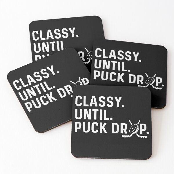 Item preview, Classy Until Puck Drop Hockey designed and sold by stephenflashart.