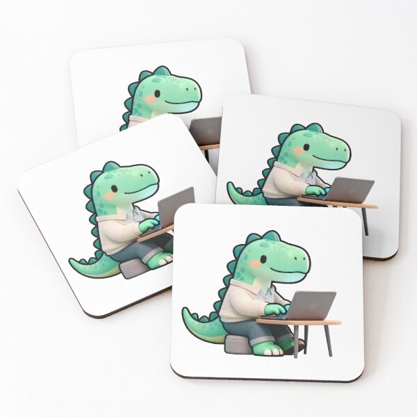 Item preview, Dino Doing Human Things designed and sold by HappyDino Studio.