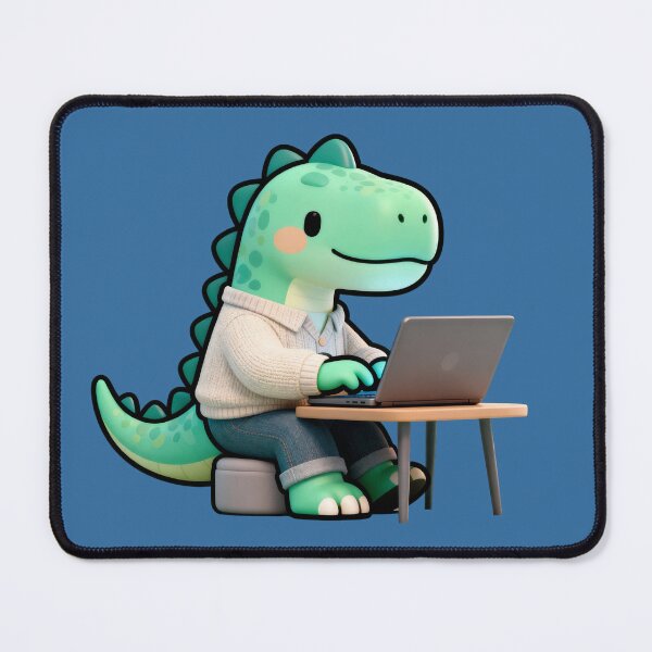 Item preview, Dino Doing Human Things designed and sold by HappyDino Studio.