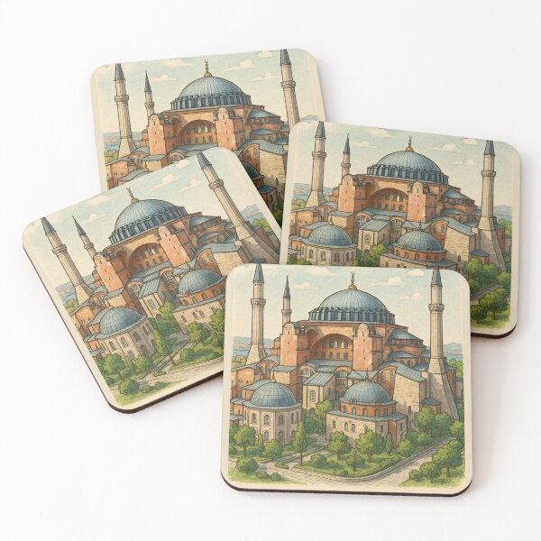 Item preview, The Hagia Sophia Basilica in Istanbul: A Dazzling Colorful 3D Design designed and sold by DRAWZENART.