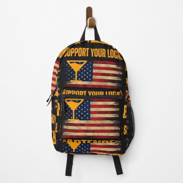 Item preview, Funny Support Your Local Bartender Patriot designed and sold by erozzz.
