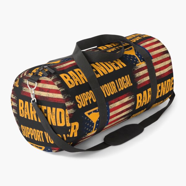 Item preview, Funny Support Your Local Bartender Patriot designed and sold by erozzz.