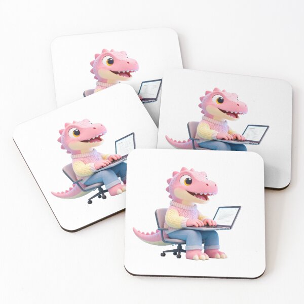 Item preview, Dino Doing Human Things designed and sold by HappyDino Studio.