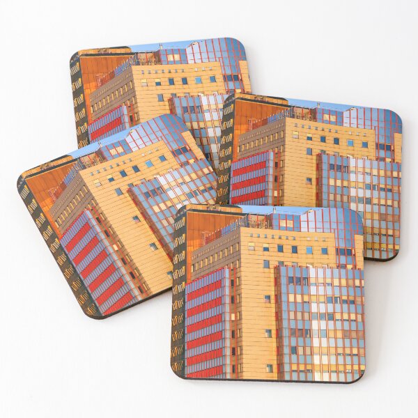 Item preview, Modern building colorful facade walls in Vienna, Austria designed and sold by goceris.