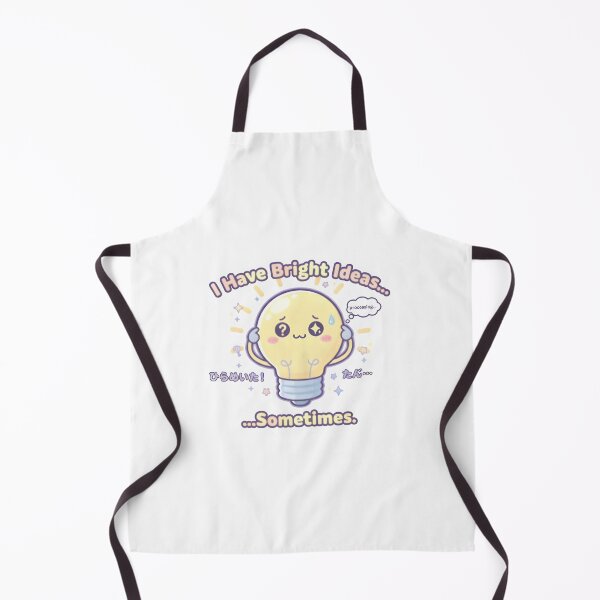 Item preview, Kawaii Light Bulb Pun – “I Have Bright Ideas… Sometimes” Cute Funny designed and sold by Snackwear Apparel.