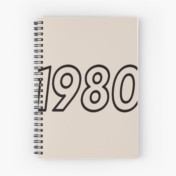 Item preview, 1980 Vintage Year Typography Design designed and sold by Swati's Digital Den.
