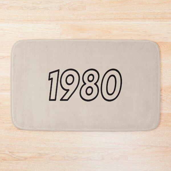 Item preview, 1980 Vintage Year Typography Design designed and sold by Swati's Digital Den.