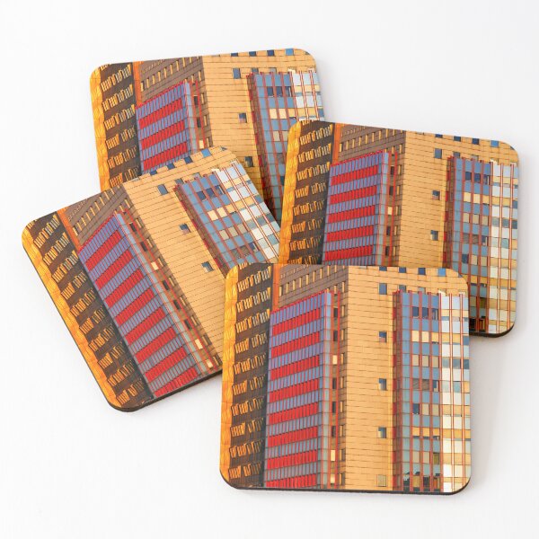 Item preview, Modern building colorful facade walls detail, Vienna designed and sold by goceris.