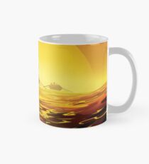 Titan - Exoplanet Reisebüro, JPL Travel Poster, Visionen der Zukunft, NASA, Planeten Tasse (Standard)