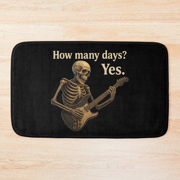 Item preview, Skeleton Guitarist Rock Practice Meme designed and sold by I AM BRO.