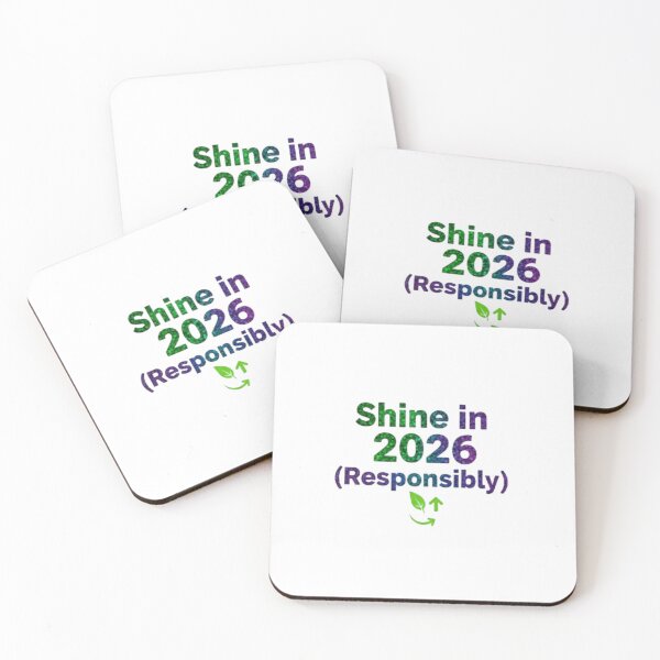 Item preview, Shine in 2026 (Responsibly)  Eco-Friendly New Year Sparkle designed and sold by Ditstyle.
