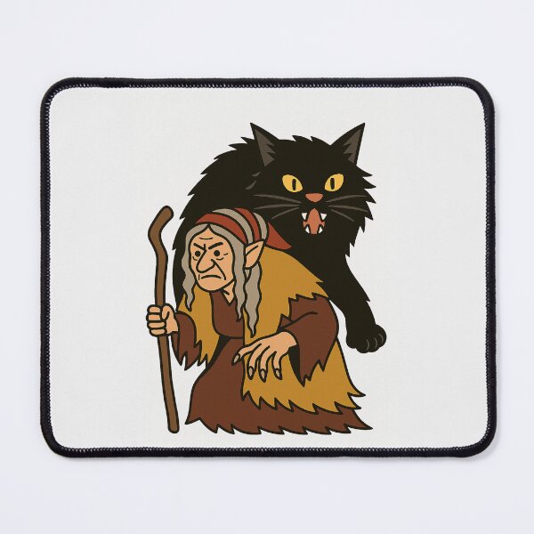 Item preview, Grýla and Yule Cat | Vector Style Icelandic Folklore Digital Illustration (Christmas Cutesy Edition) designed and sold by AIfolklore.