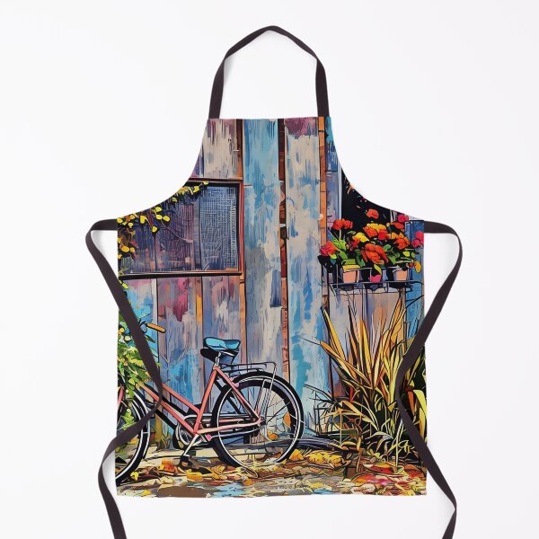 Item preview, Old House and Bicycle designed and sold by tomorrowsart.