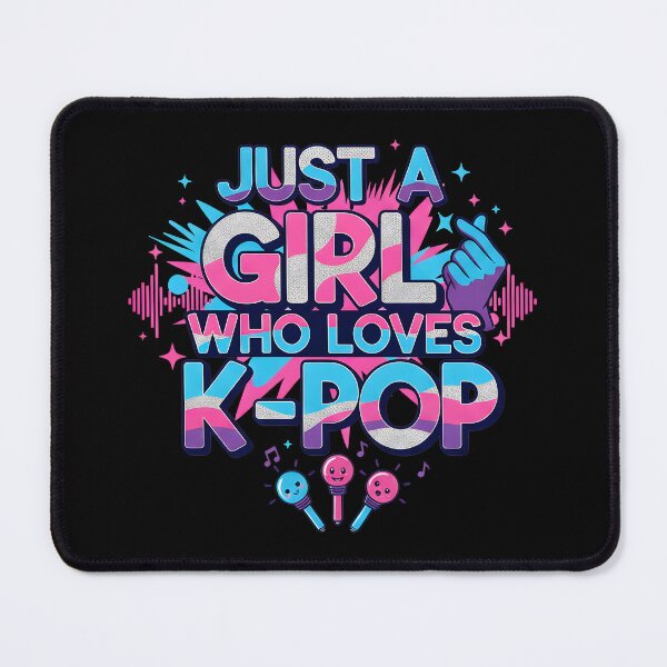 Item preview, Just A Girl Who Loves K-Pop Music Kpop designed and sold by Leonardo Palumbo.