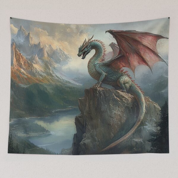 Item preview, Dragon on the Mountain designed and sold by GrinGalore.