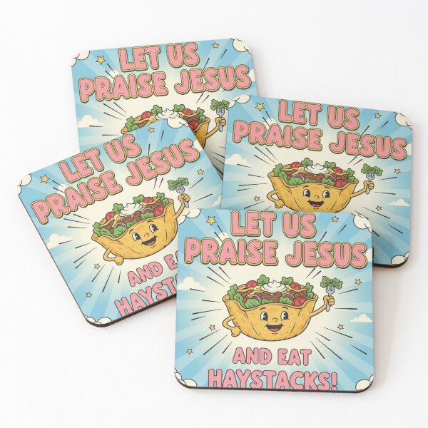Item preview, Let us praise Jesus and eat haystacks  designed and sold by God's Kingdom Clothing and Gifts.