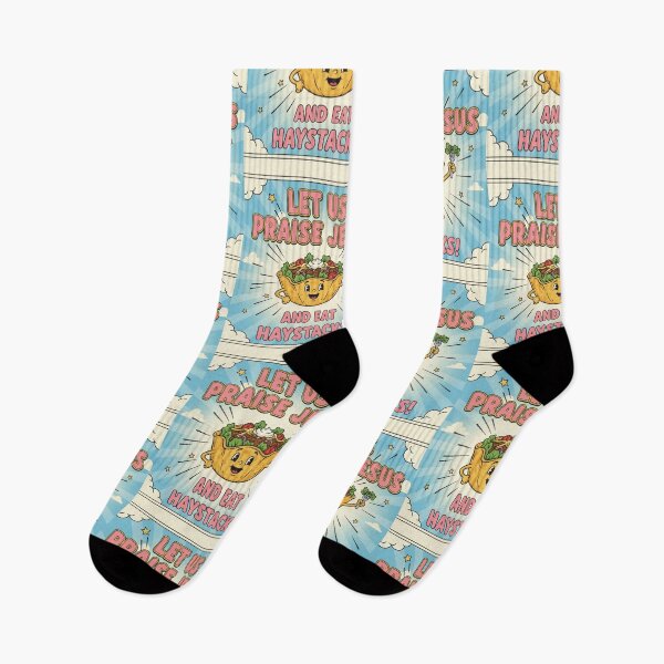 Item preview, Let us praise Jesus and eat haystacks  designed and sold by God's Kingdom Clothing and Gifts.