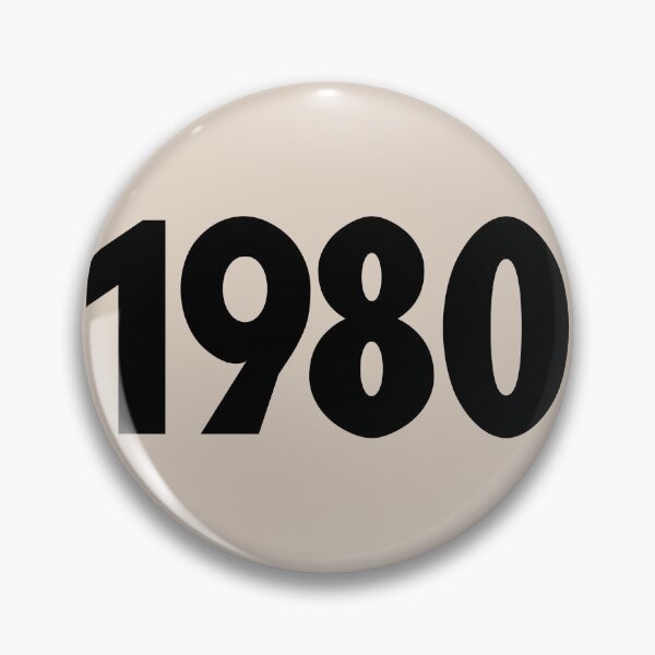 Item preview, 1980 Vintage Year Typography Design designed and sold by Swati's Digital Den.