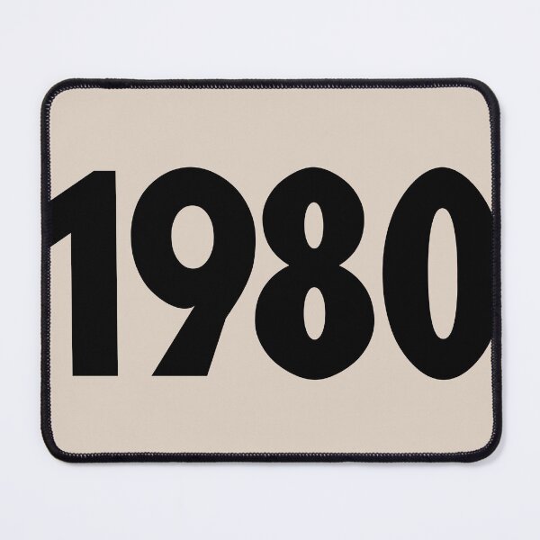 Item preview, 1980 Vintage Year Typography Design designed and sold by Swati's Digital Den.