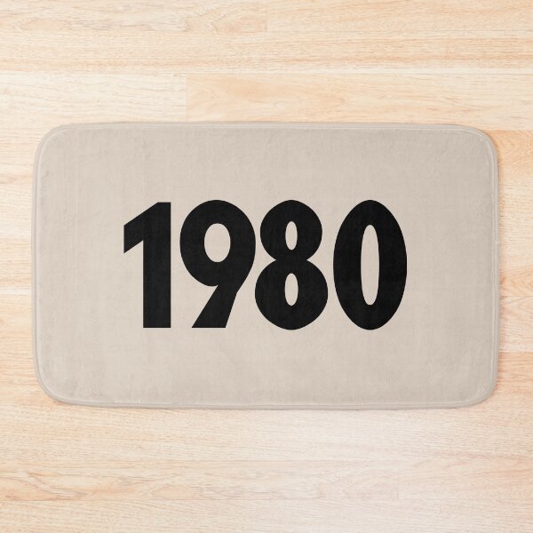 Item preview, 1980 Vintage Year Typography Design designed and sold by Swati's Digital Den.