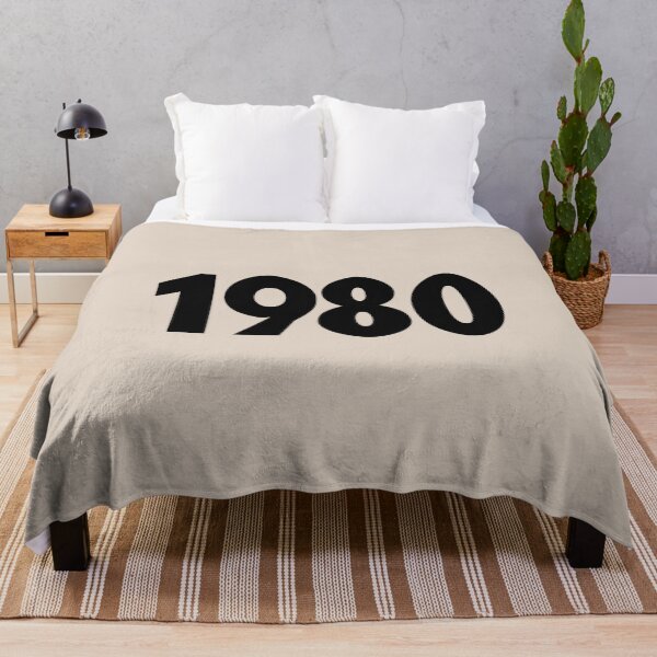 Item preview, 1980 Vintage Year Typography Design designed and sold by Swati's Digital Den.