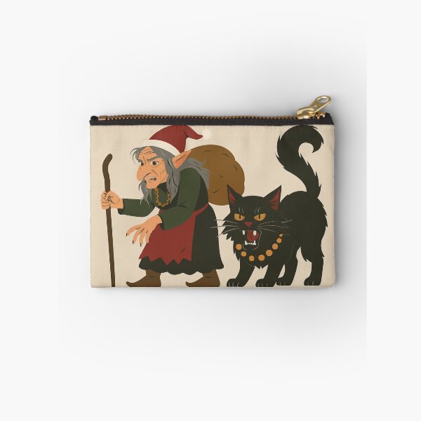 Item preview, Grýla and Yule Cat | Vector Style Icelandic Folklore Digital Illustration (Christmas Cutesy Edition) designed and sold by AIfolklore.