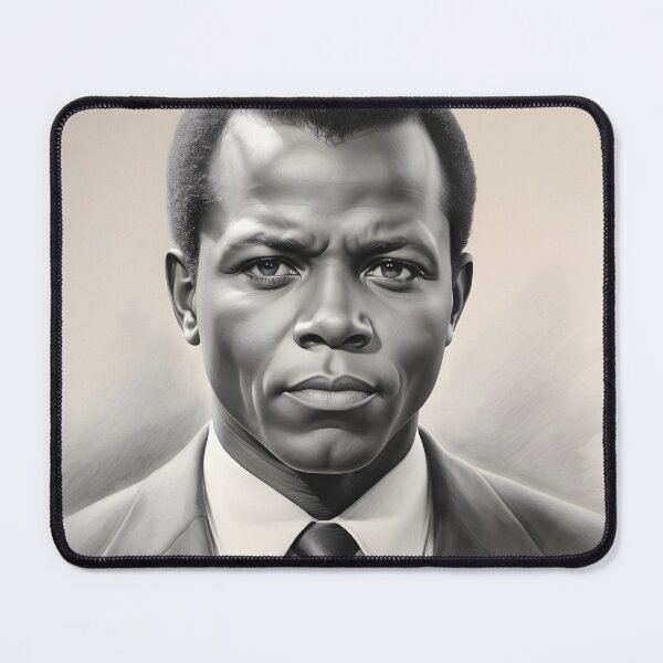 Artikelvorschau, Sidney Poitier entworfen und verkauft von WorldofCharcoal.