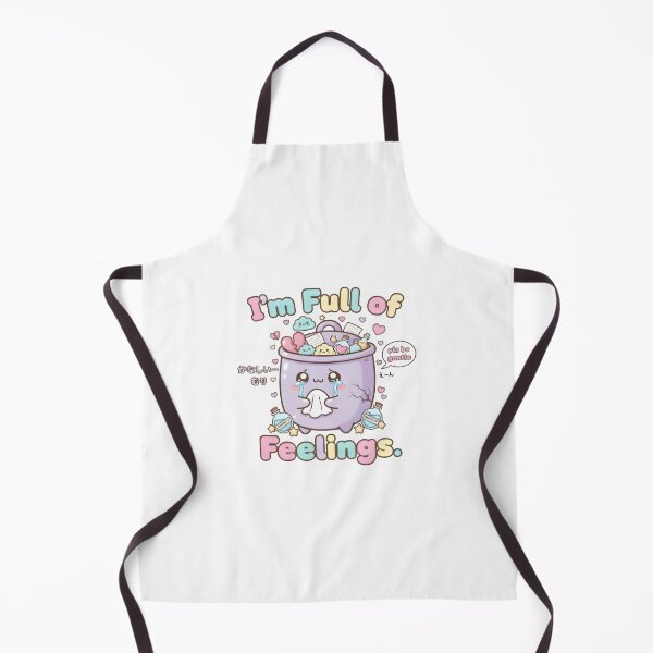 Item preview, Kawaii Trash Bin – “I’m Full of Feelings” Cute Emotional Sticker designed and sold by Snackwear Apparel.