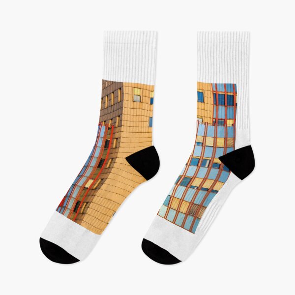 Item preview, Colorful modern building facade, architecture background in Vienna, Austria designed and sold by goceris.