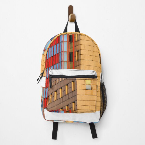 Item preview, Colorful modern building facade, architecture background in Vienna, Austria designed and sold by goceris.