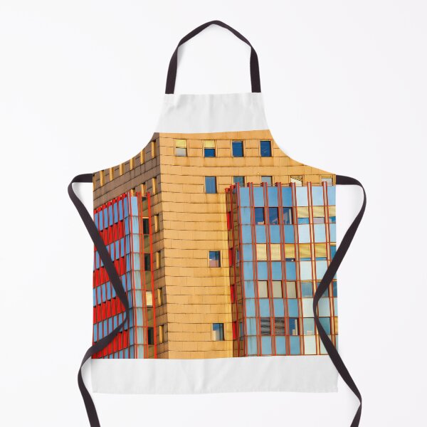 Item preview, Colorful modern building facade, architecture background in Vienna, Austria designed and sold by goceris.