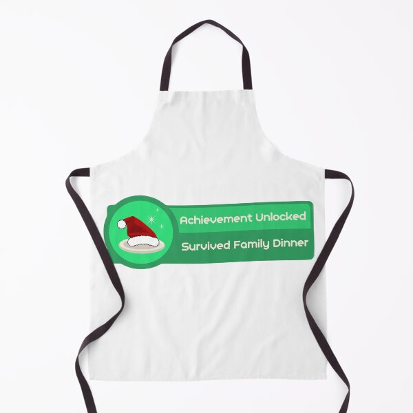 Item preview, Achievement Unlocked: Survived Family Dinner – Funny Gamer Christmas  designed and sold by MelocotonDreams.
