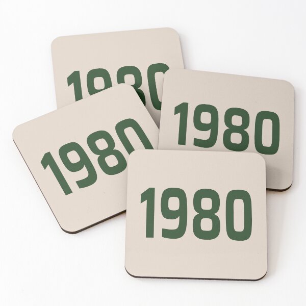 Item preview, 1980 Vintage Year Typography Design designed and sold by Swati's Digital Den.