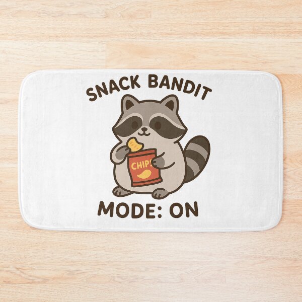 Item preview, Snack Bandit Mode: ON – Cute Kawaii Raccoon designed and sold by The-Dreamy-Zoo.