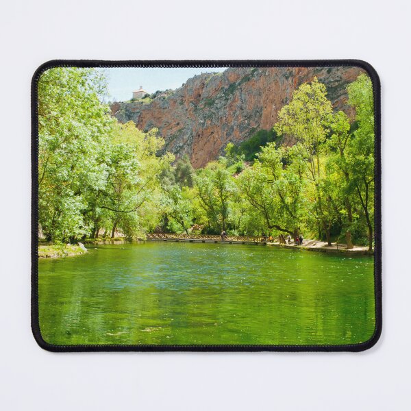 Item preview, "Emerald Waters Cliffside Chapel: Nature's Serenity designed and sold by Clavivs.