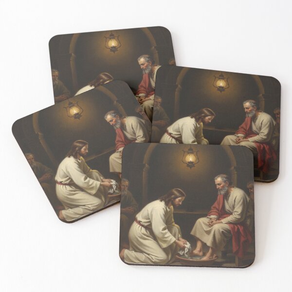 Item preview, Jesus washes Peter’s feet designed and sold by God's Kingdom Clothing and Gifts.
