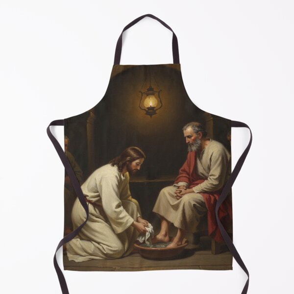 Item preview, Jesus washes Peter’s feet designed and sold by God's Kingdom Clothing and Gifts.