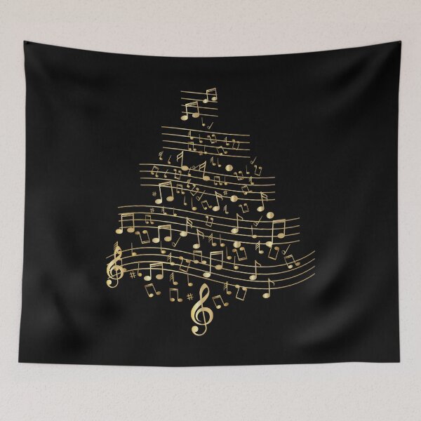Item preview, Christmas Tree Music Note Musician Mother Gift designed and sold by Blok45.