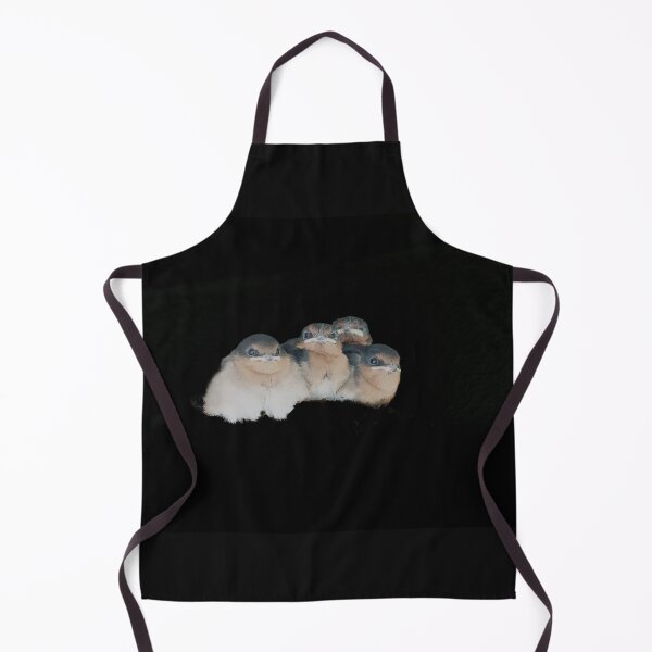 Item preview, Four baby bird huddled together on black background designed and sold by Brian Scantlebury.
