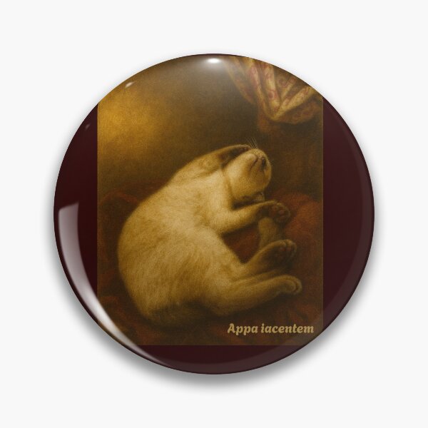 Item preview, Renaissance-Style Sleeping Cat Artwork – Appa iacentem designed and sold by doktordanTemiz.