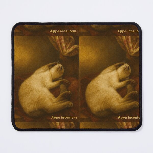 Item preview, Renaissance-Style Sleeping Cat Artwork – Appa iacentem designed and sold by doktordanTemiz.