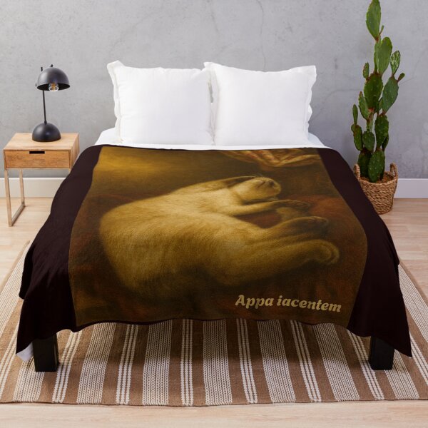 Item preview, Renaissance-Style Sleeping Cat Artwork – Appa iacentem designed and sold by doktordanTemiz.