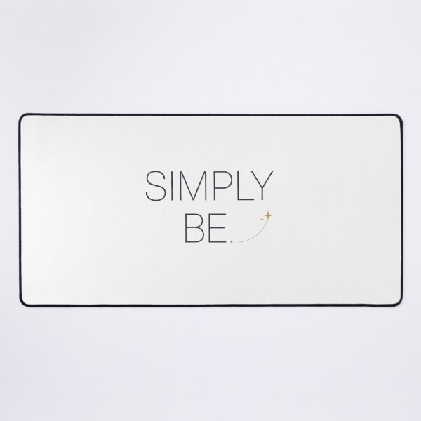 Item preview, SIMPLY BE T-shirt | Ultra Minimalist, Soft Aesthetic, Presence & Mindfulness Tee designed and sold by MINIMA.LIGN.