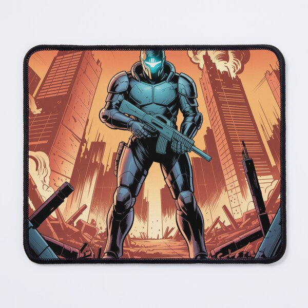 Item preview, Apocalypse Unleashed: Cyber-Mutant Destroyer in Ruins - Marvel Fan Art  designed and sold by Midnight Veil Designs.